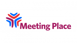 Meeting place logo on a white background
