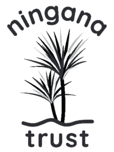 Logo for Ningana Trust in all black