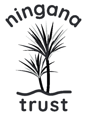 Logo for Ningana Trust in all black